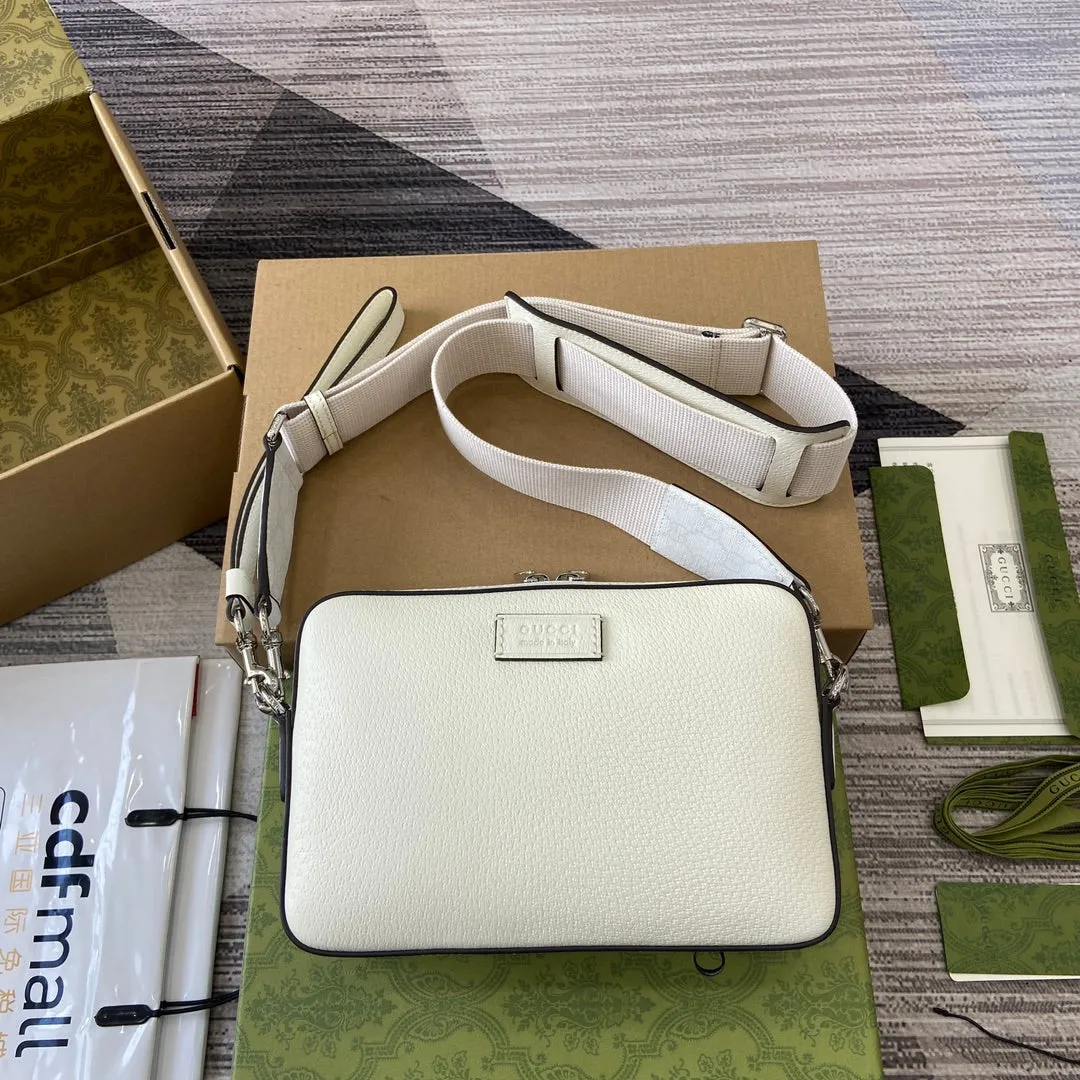 16CM small GG white hand-held tote crossbody bag 795465