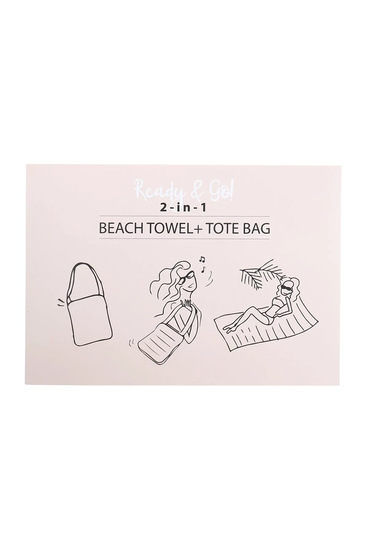 2-IN1 BEACH TOWEL PINEAPPLE PRINT FOLDABLE TOTE BAG