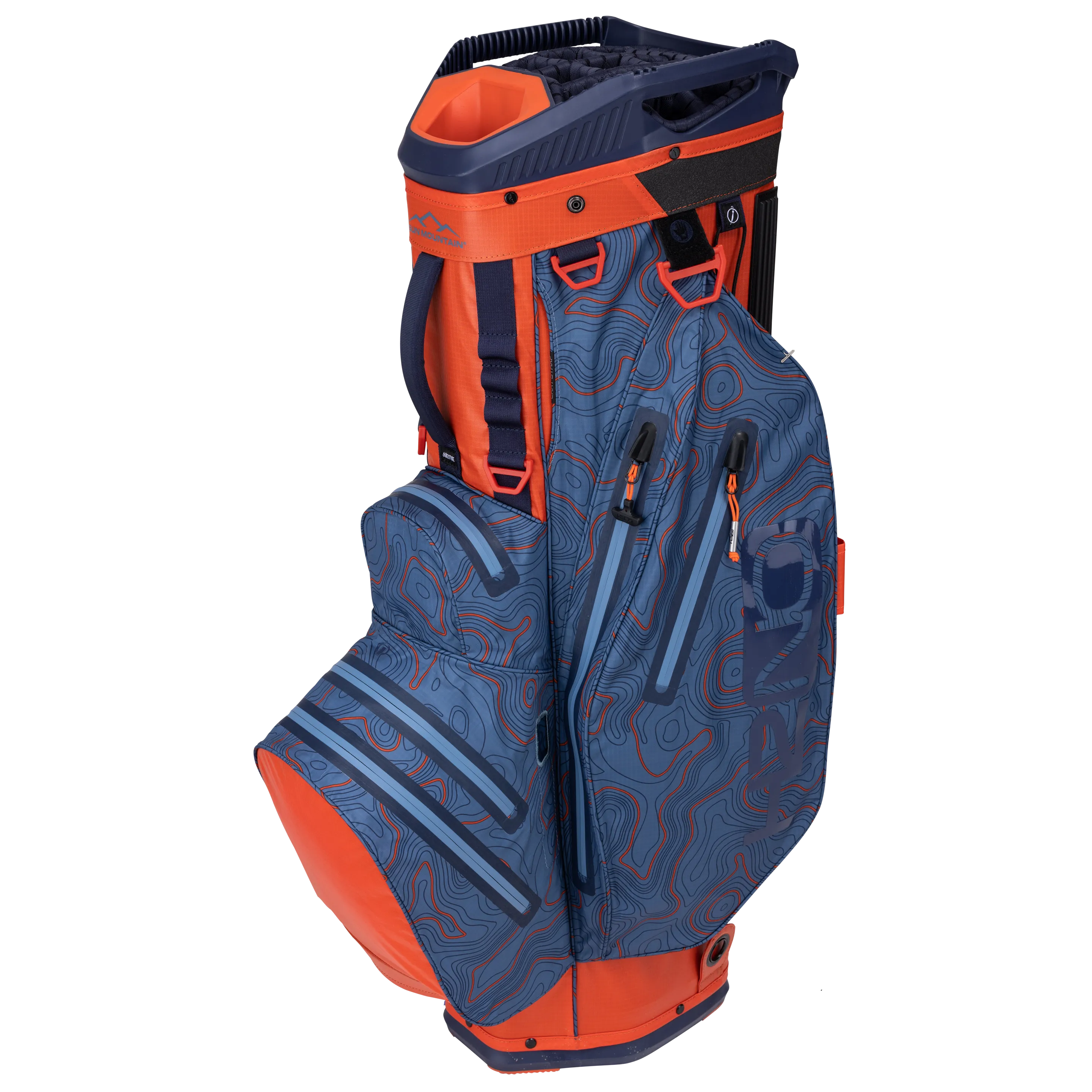 2024 Sun Mountain H2NO Lite Cart Bag -  Tango / Dusk Topography