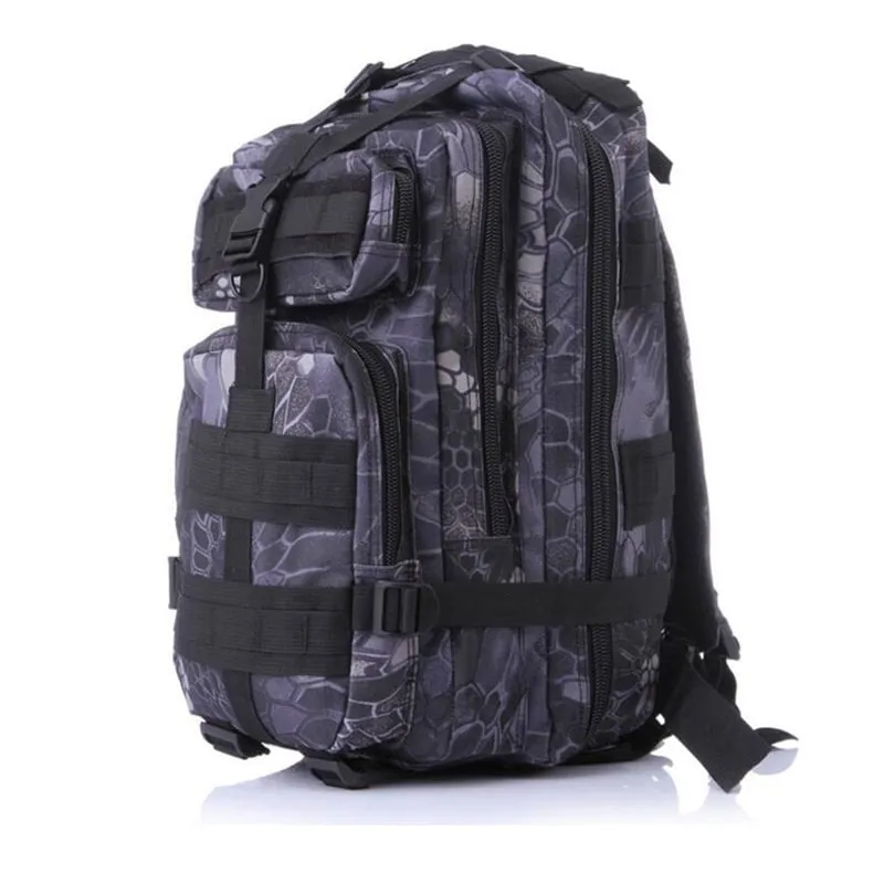 30L Backpack Military Style Outdoor Waterproof Rucksack Stealth Angel Survival