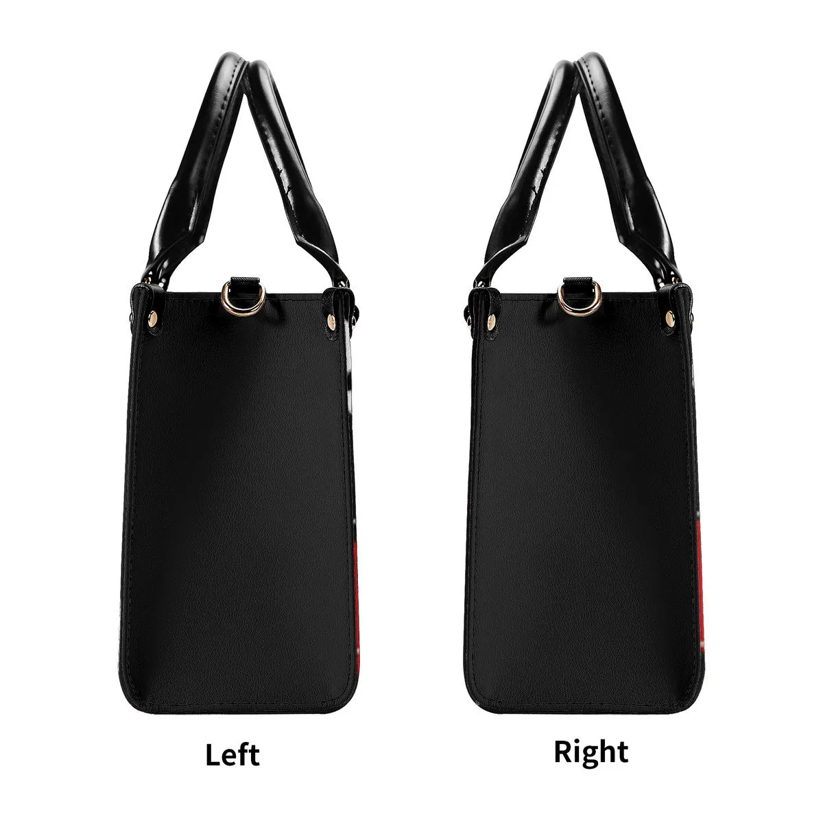 45 Dgr White Logo & Red, White & Black Multiple Sizes Upgraded Luxury Women PU Leather Handbag