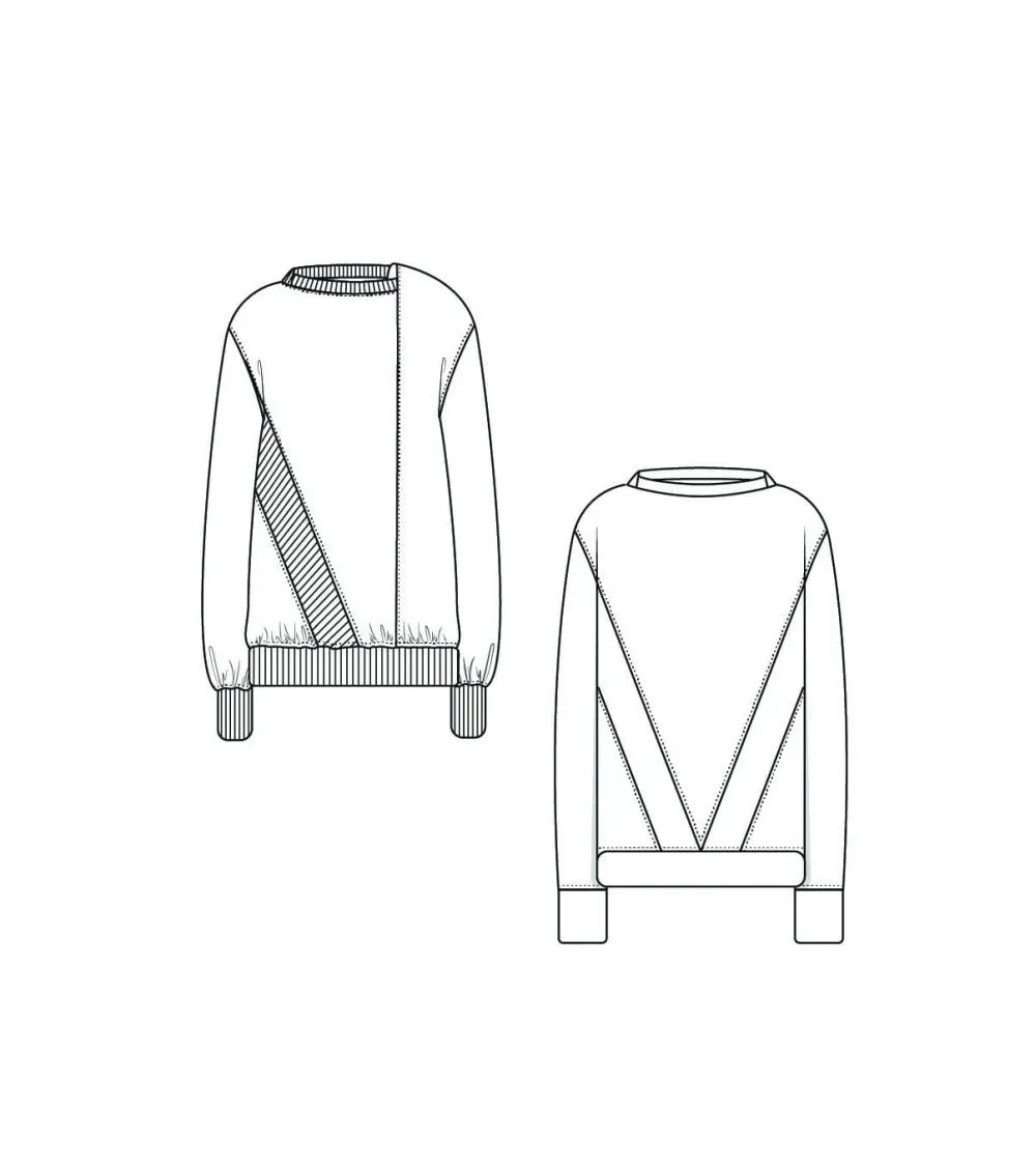 506 / Asymmetric Sweatshirt