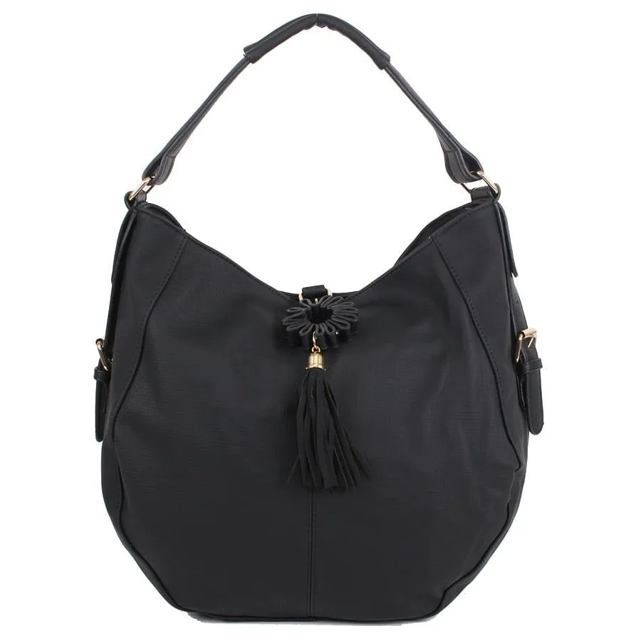 98714 Hobo Shoulder Bag With Tassel