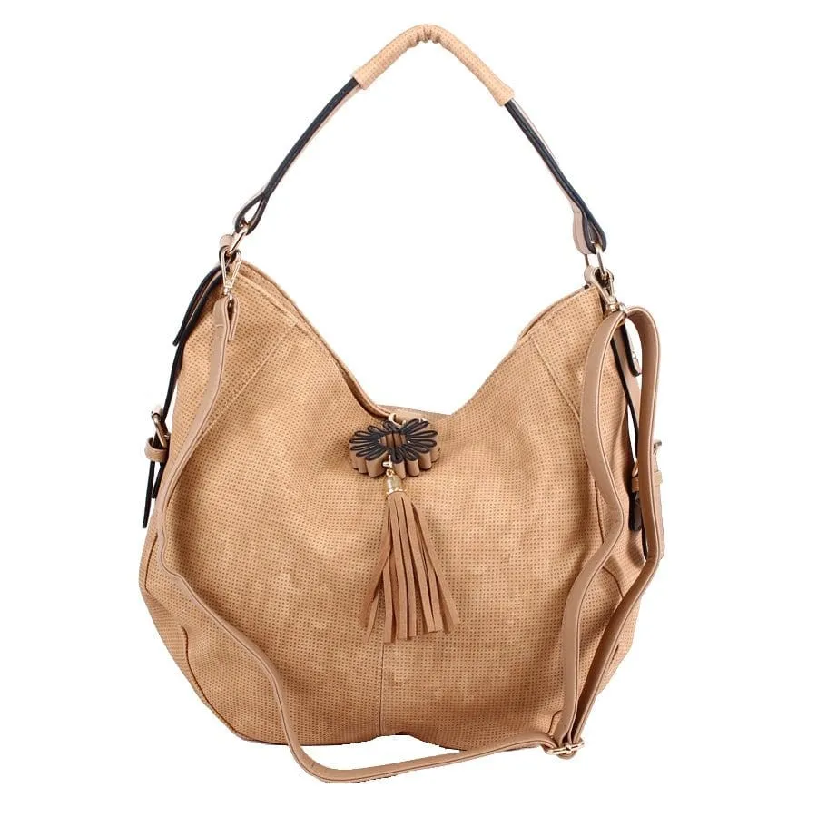 98714 Hobo Shoulder Bag With Tassel