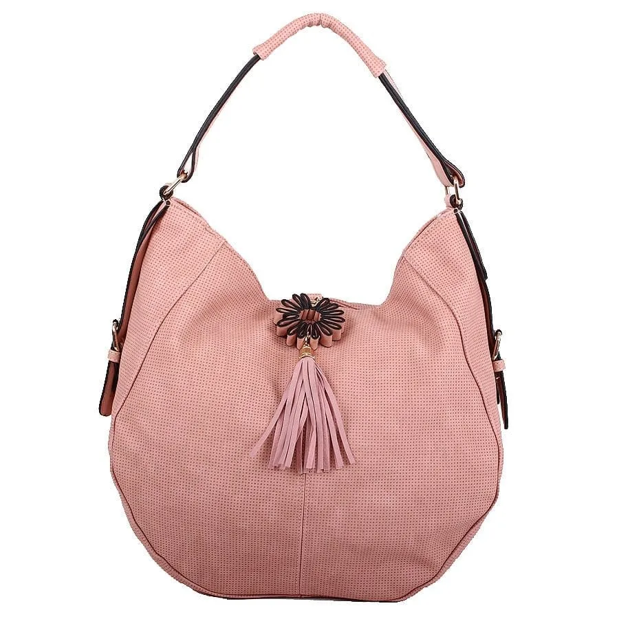 98714 Hobo Shoulder Bag With Tassel