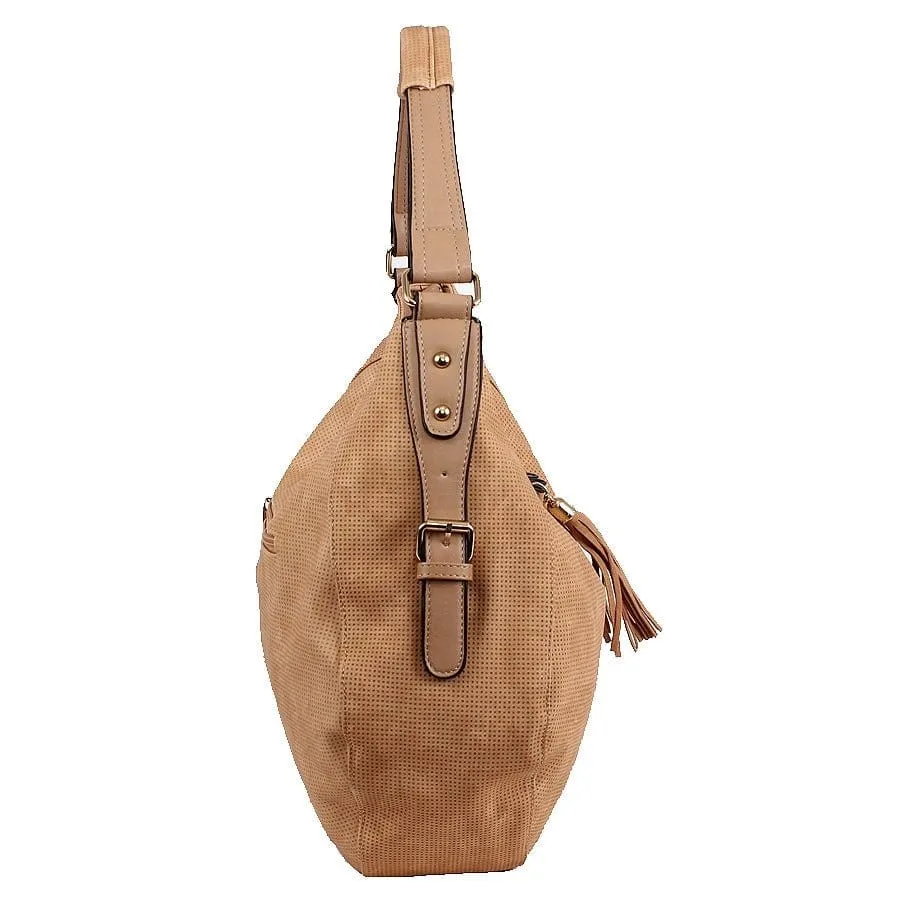 98714 Hobo Shoulder Bag With Tassel