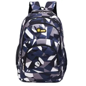 Abstract Backpack - Navy