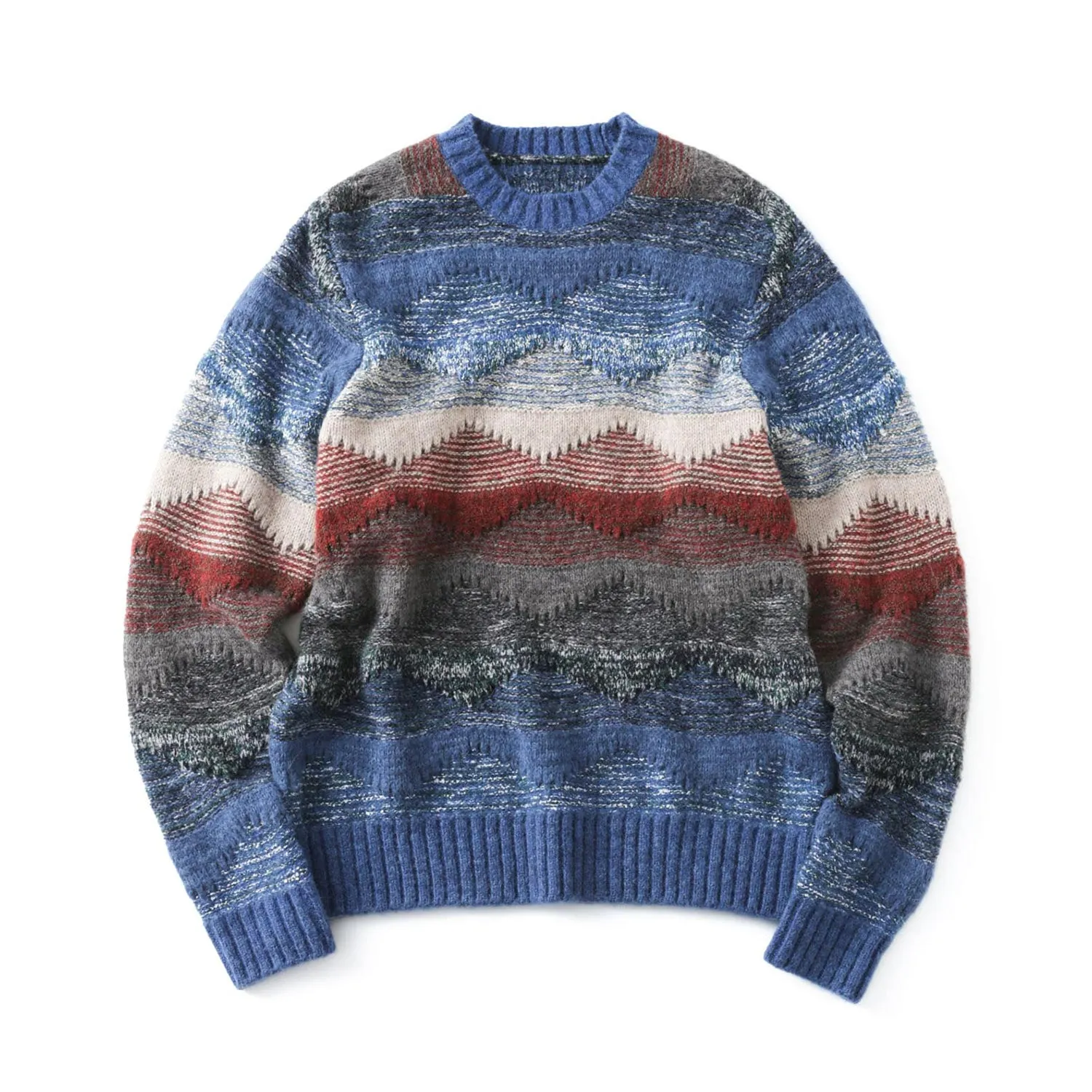 Abstract Crewneck Knit