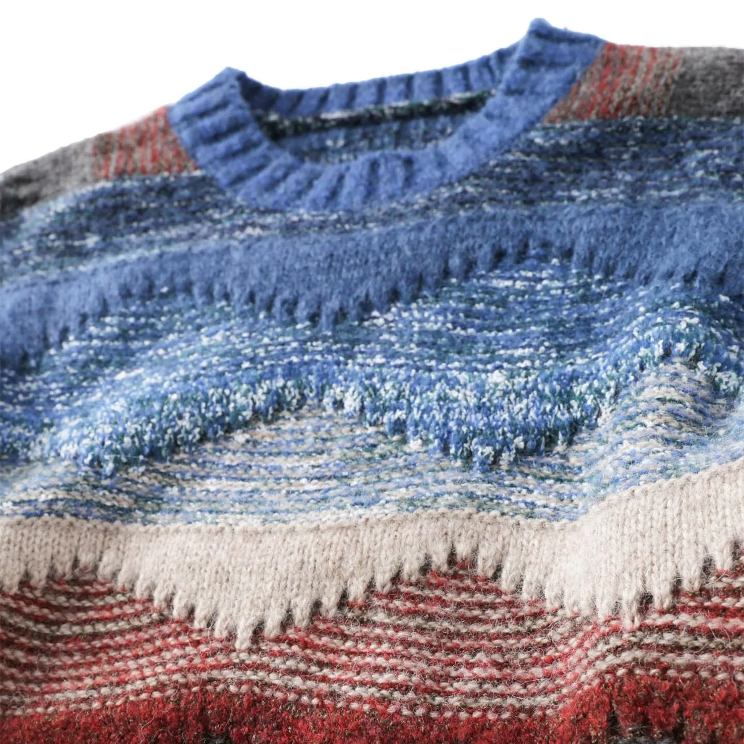 Abstract Crewneck Knit