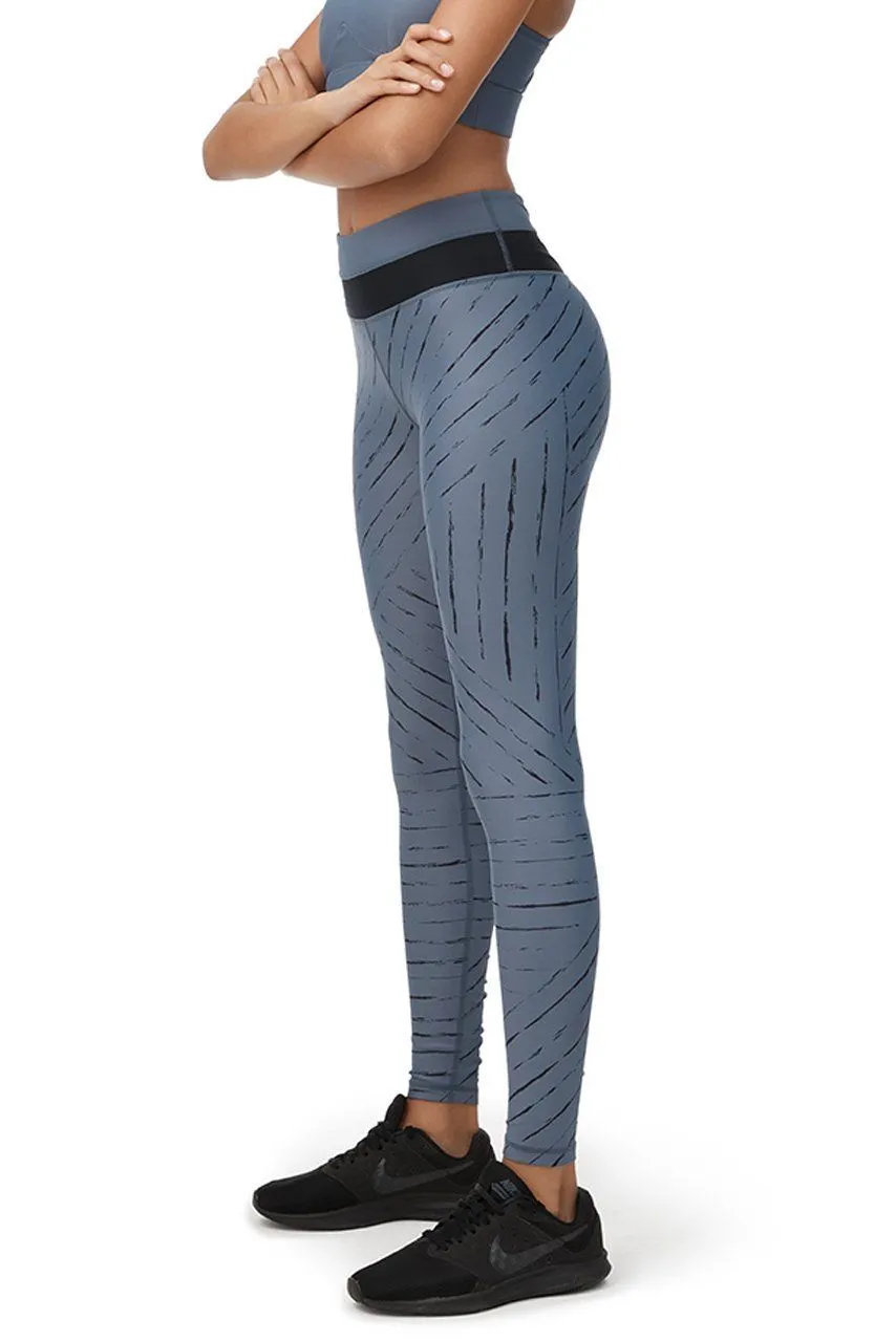 Allfenix Prana Full Length Leggings in Pale Blue Grey