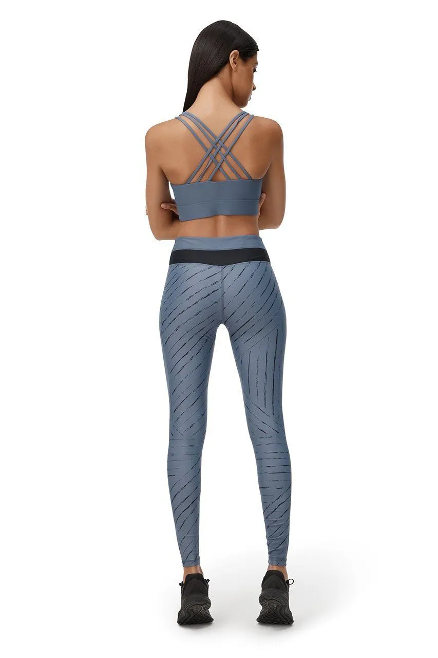 Allfenix Prana Full Length Leggings in Pale Blue Grey