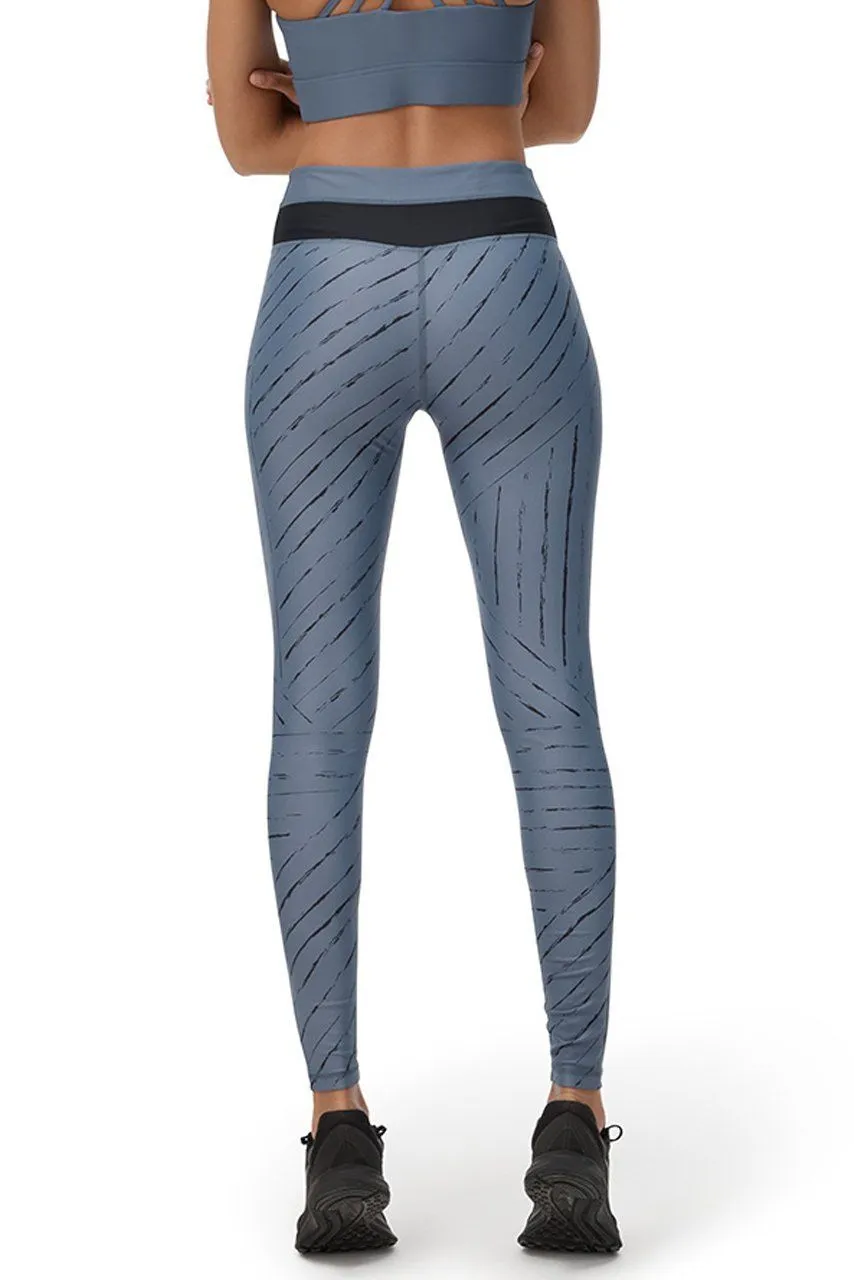 Allfenix Prana Full Length Leggings in Pale Blue Grey