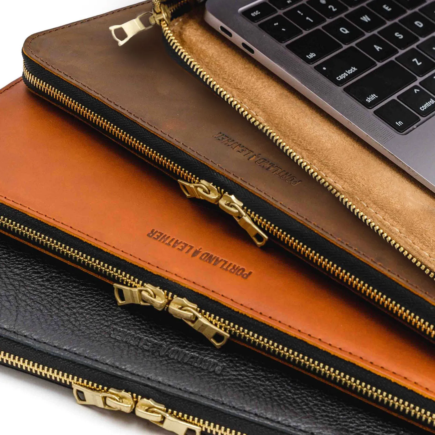 'Almost Perfect' Double Zip Macbook Case