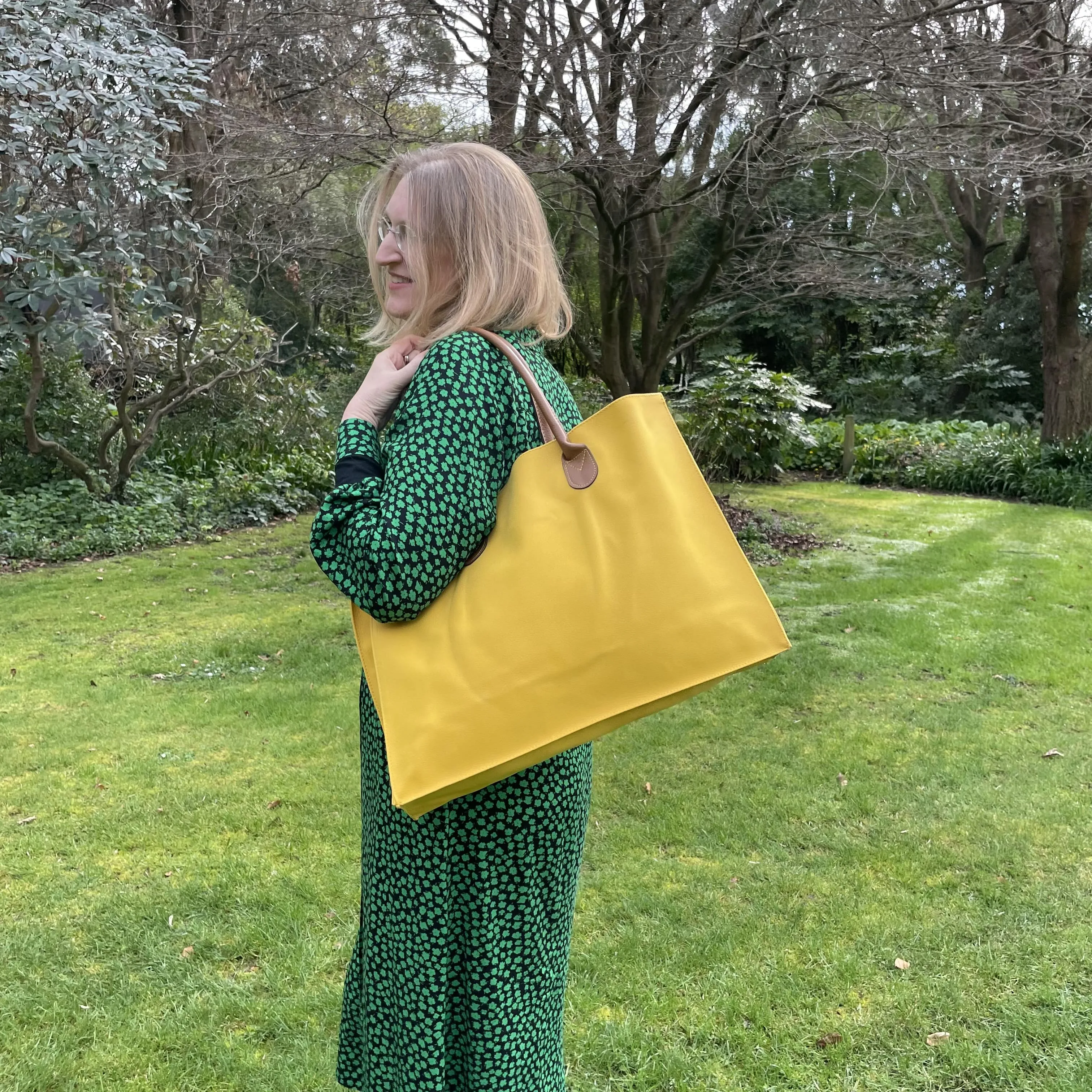 Angola Shopping Tote - Yellow