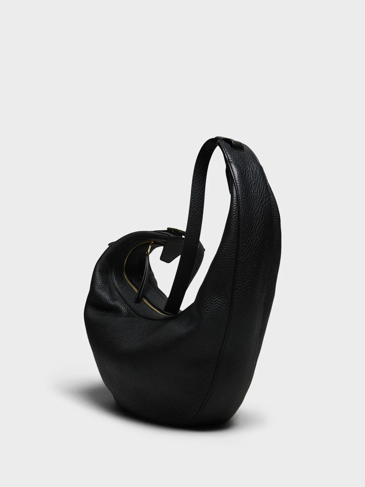 Augustina Hobo Bag in Black