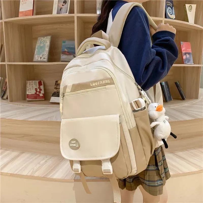 B3159 Cool Backpack - Large Capacity Student Bag - Travel Bag