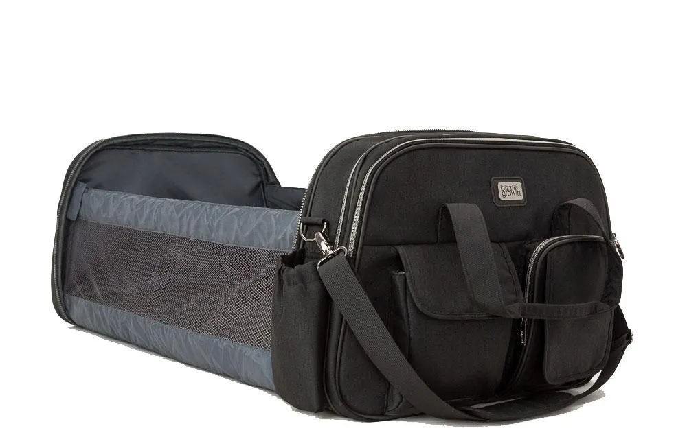 Baby Travel Crib Changing Bag - Chelsea Black - POD ®