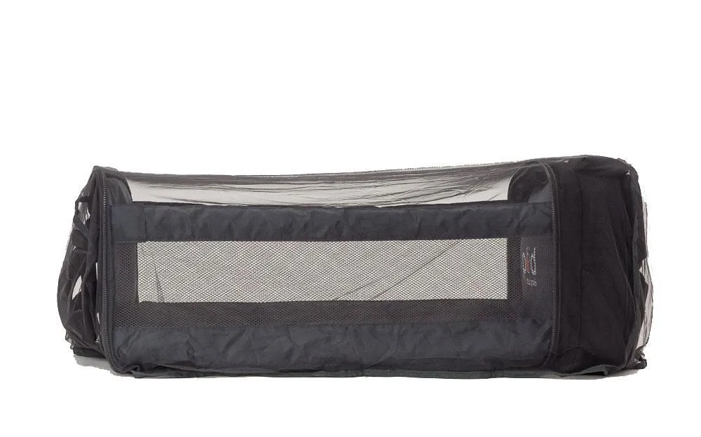 Baby Travel Crib Changing Rucsac - Chelsea Black - RucPOD ®