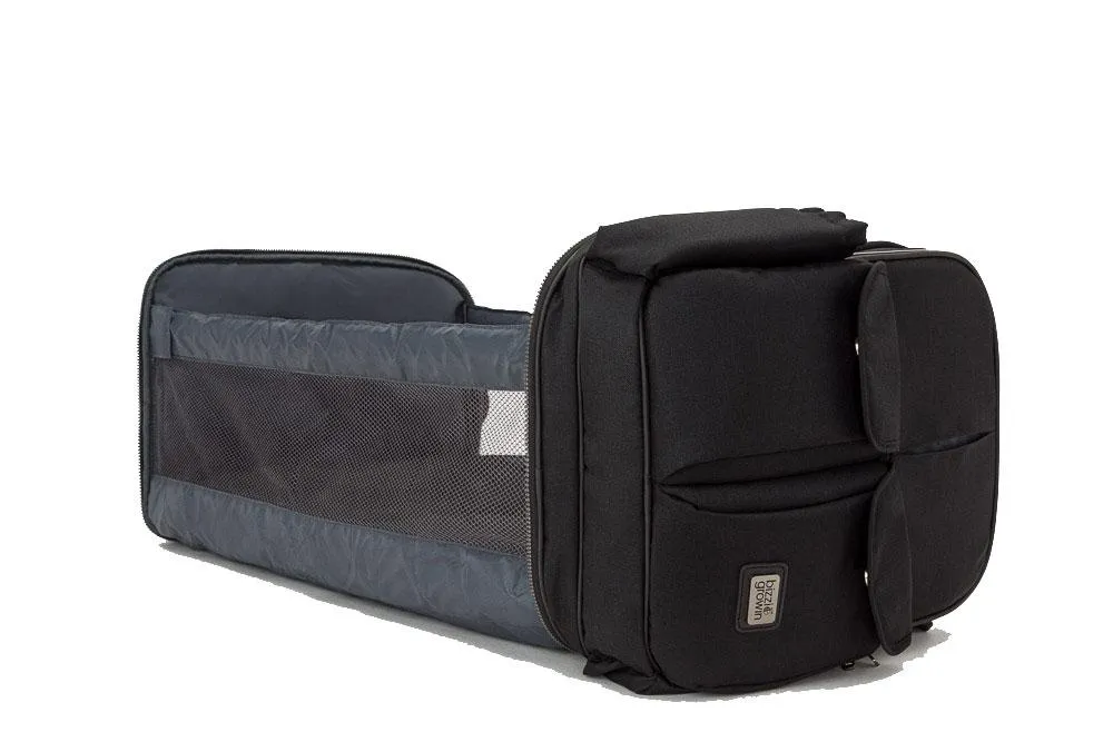 Baby Travel Crib Changing Rucsac - Chelsea Black - RucPOD ®