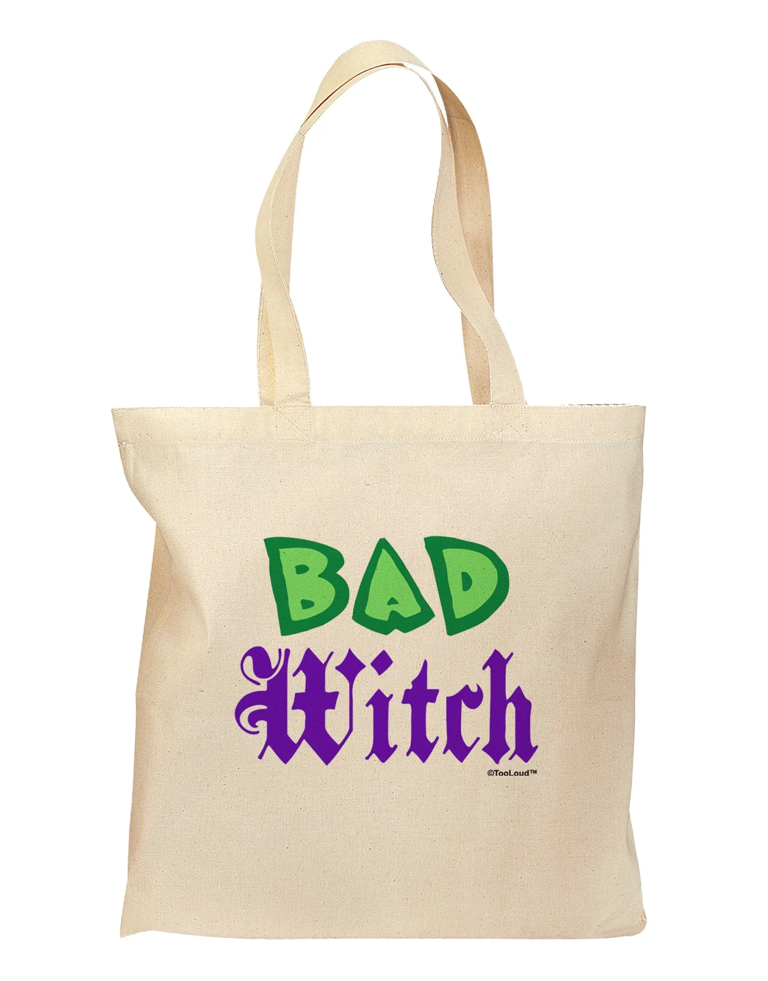 Bad Witch Color Green Grocery Tote Bag