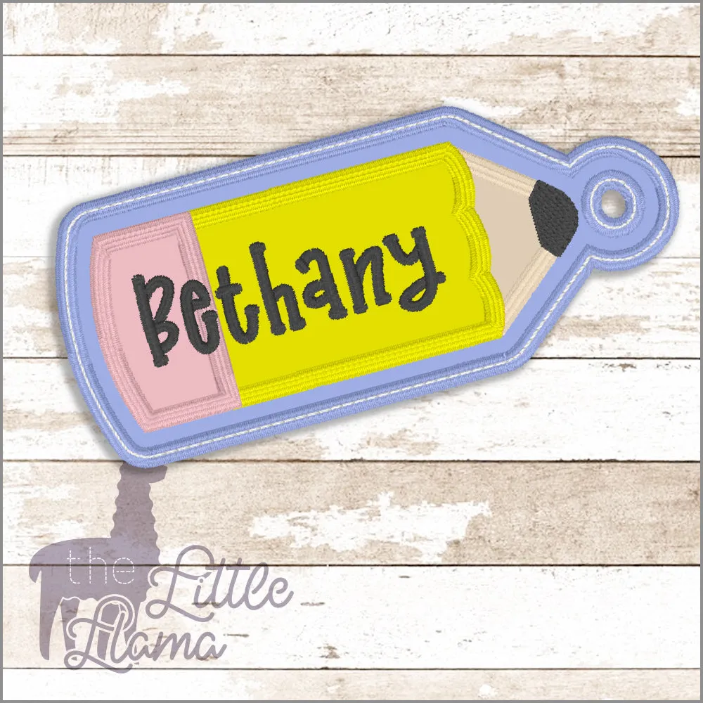 Bag Pencil Name Tag