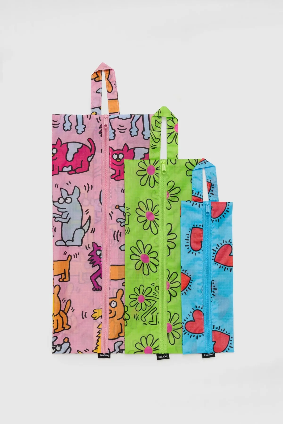 BAGGU 3D Zip Set Keith Haring