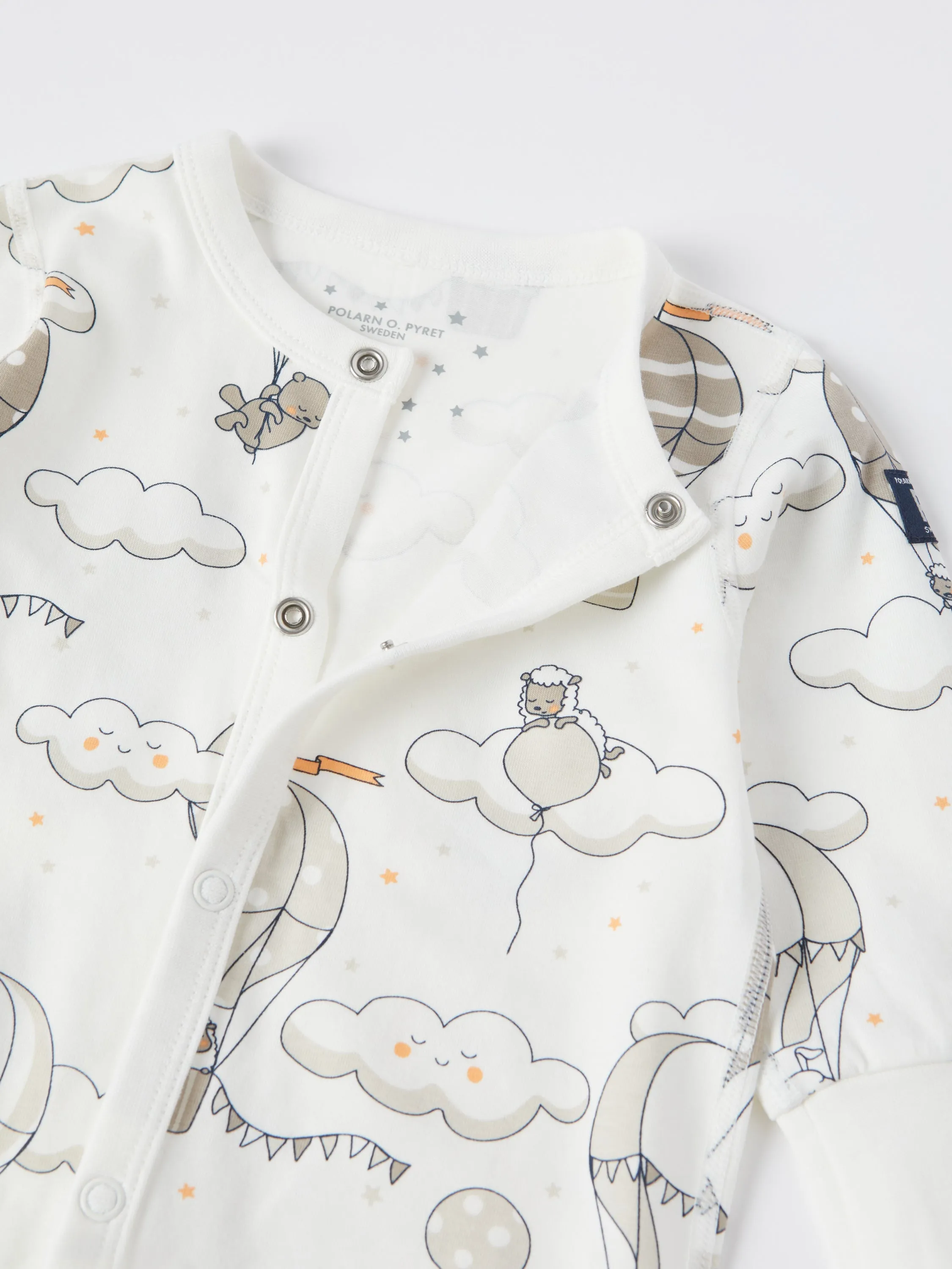 Balloon Print Baby Sleepsuit