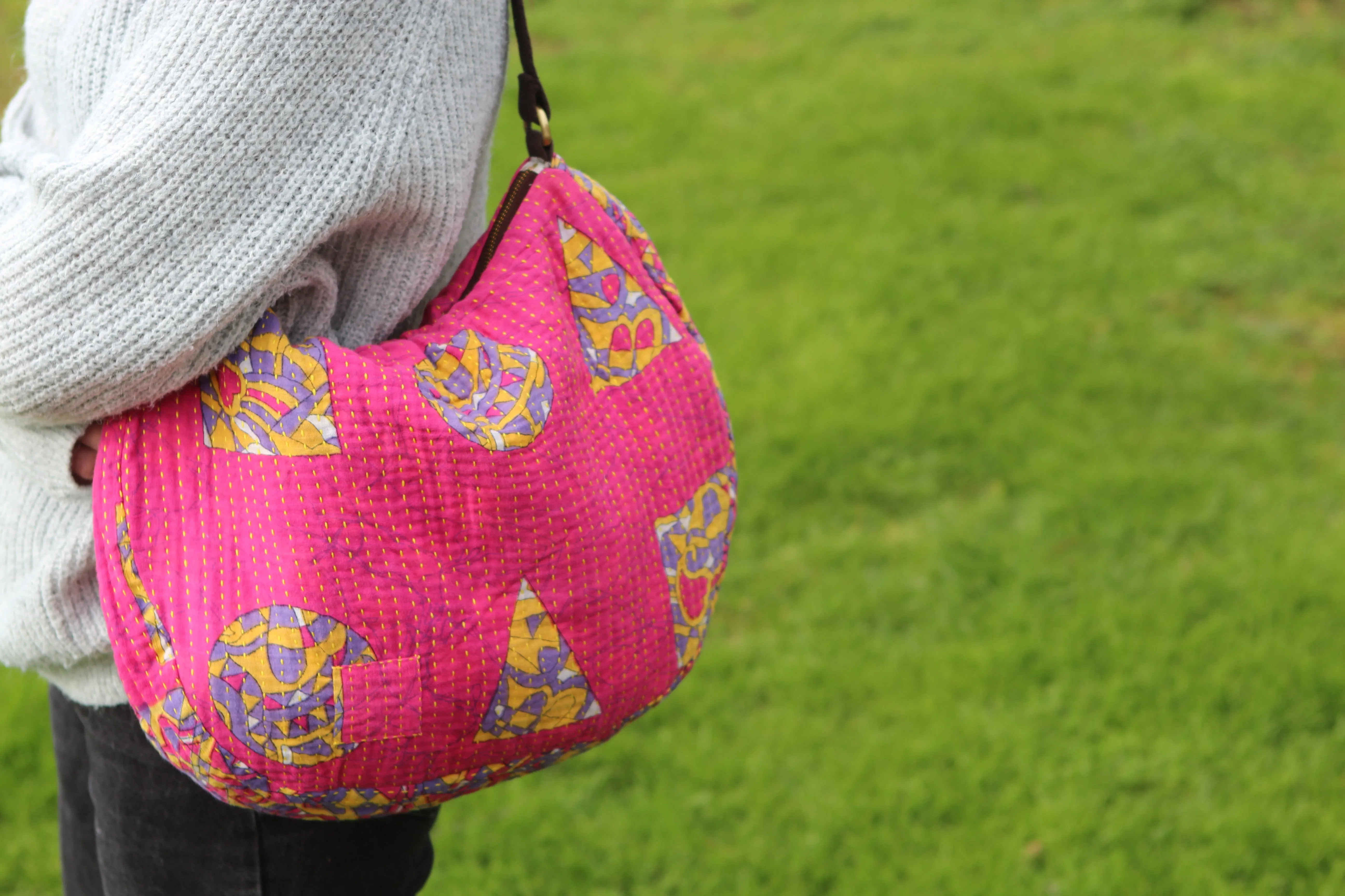 Bharati Boho Bag - Pink