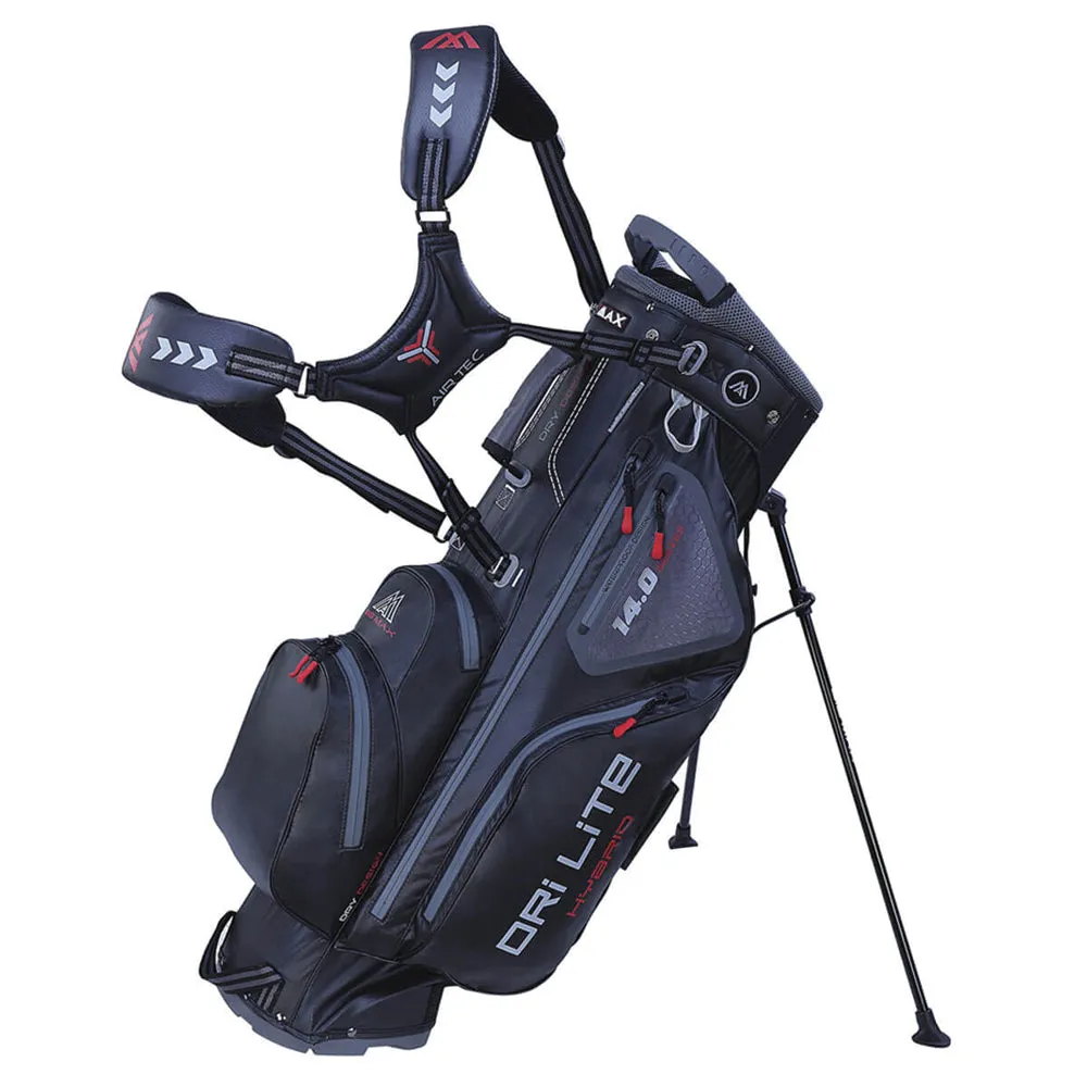 Big Max Dri-Lite Hybrid Stand Bag - Black