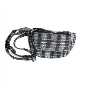 Black Ikat Fanny Pack