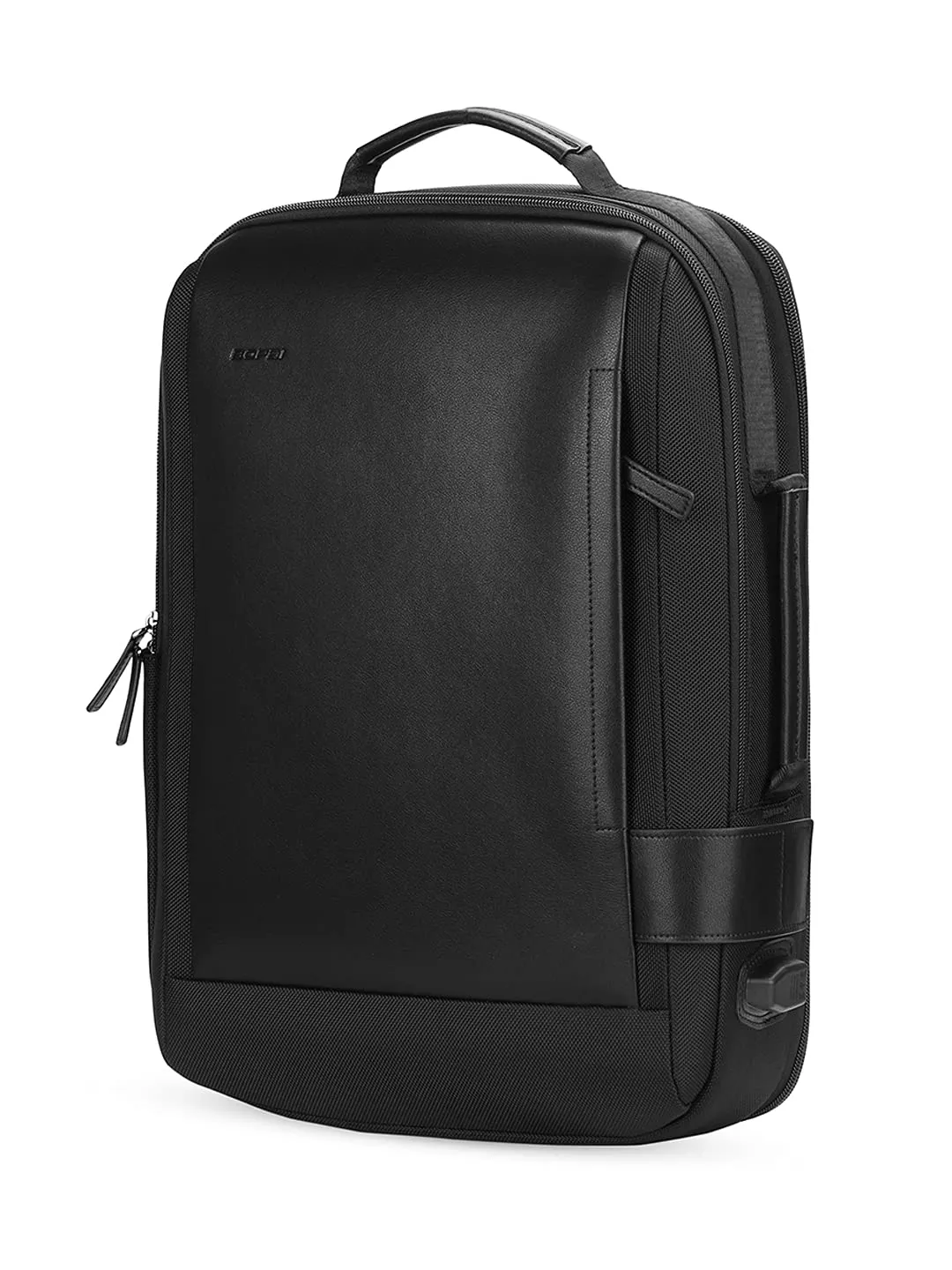 BOPAI Expandable 15.6 inch College/Business Laptop Backpack with USB Charging Point (Black)