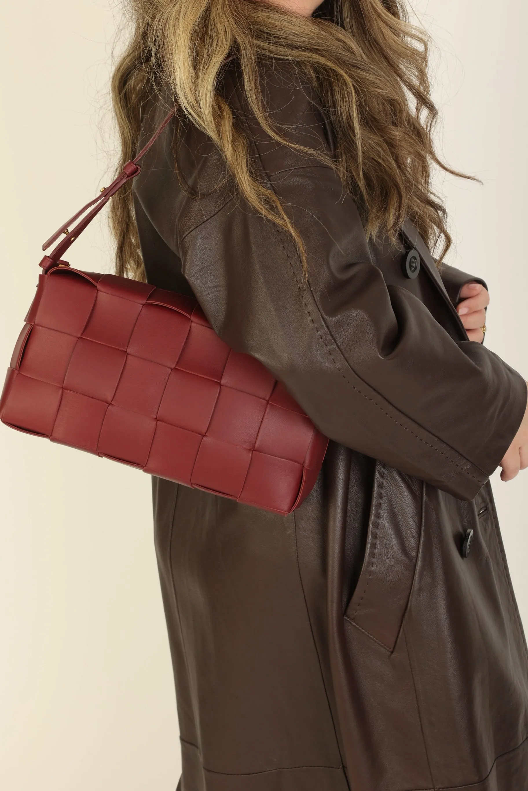 Bottega Veneta Brick Cassette Shoulder Bag