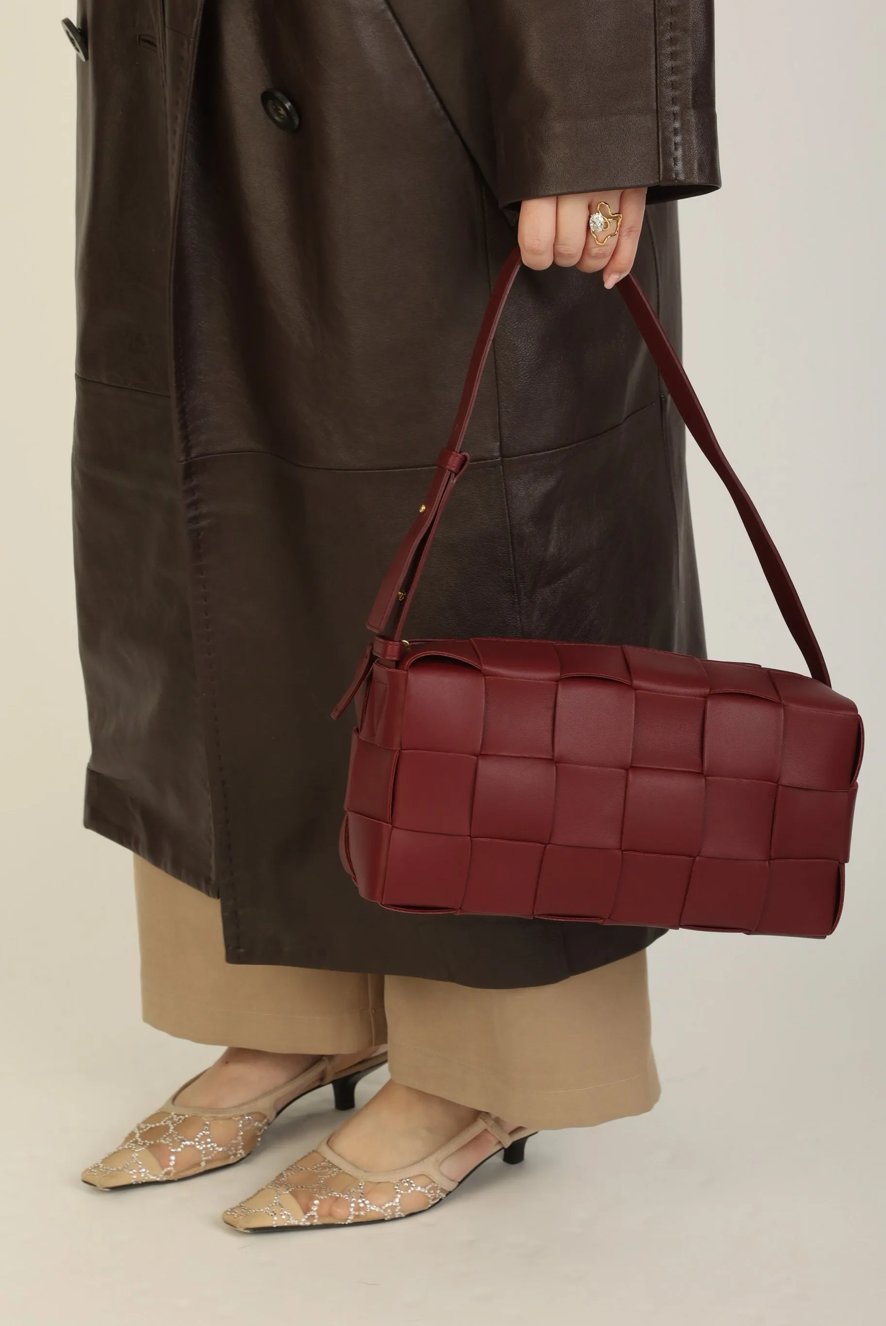 Bottega Veneta Brick Cassette Shoulder Bag