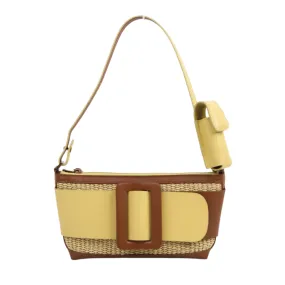 Boyy Buckle Pouchette Raffia