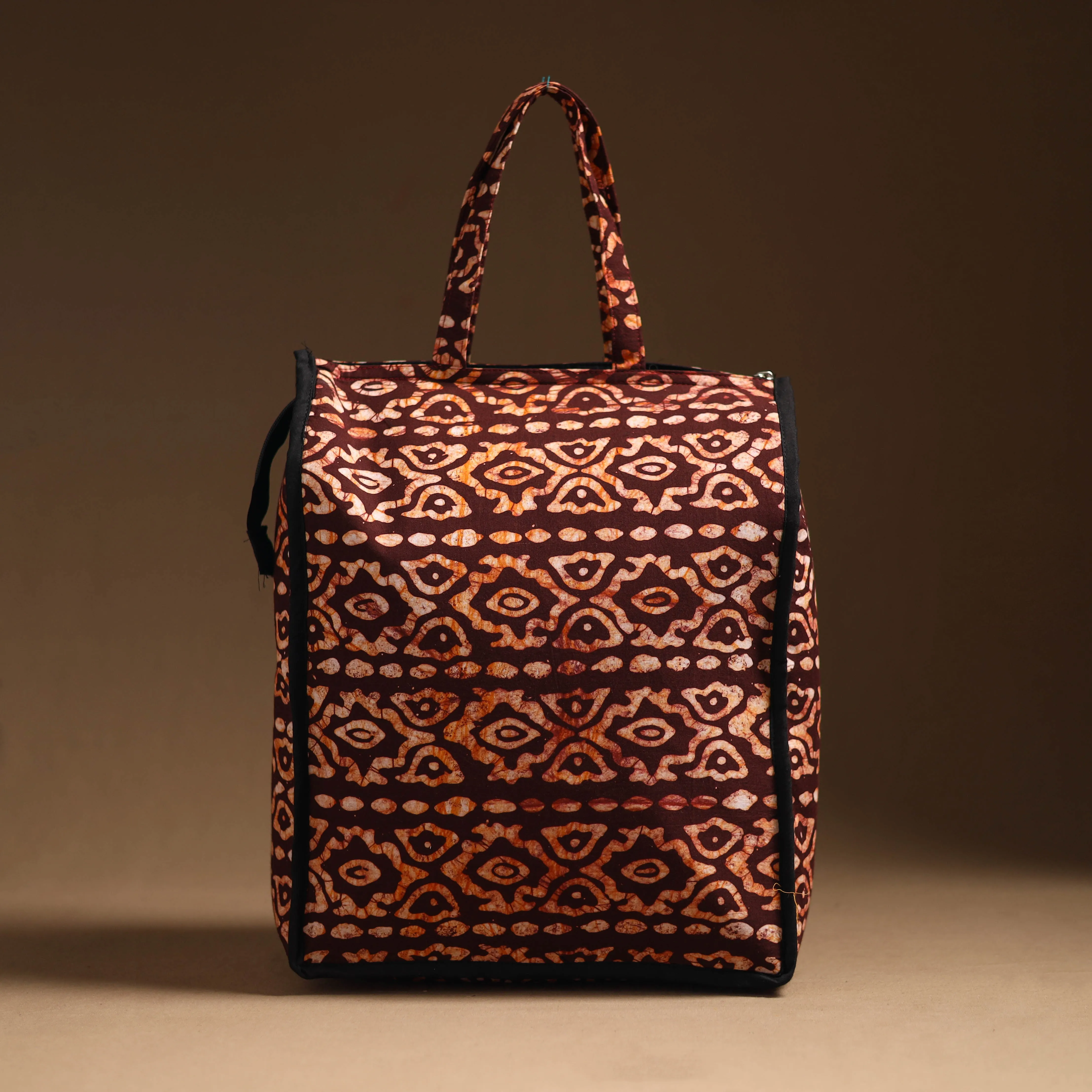 Brown - Handcrafted Cotton Shopping Bag 07