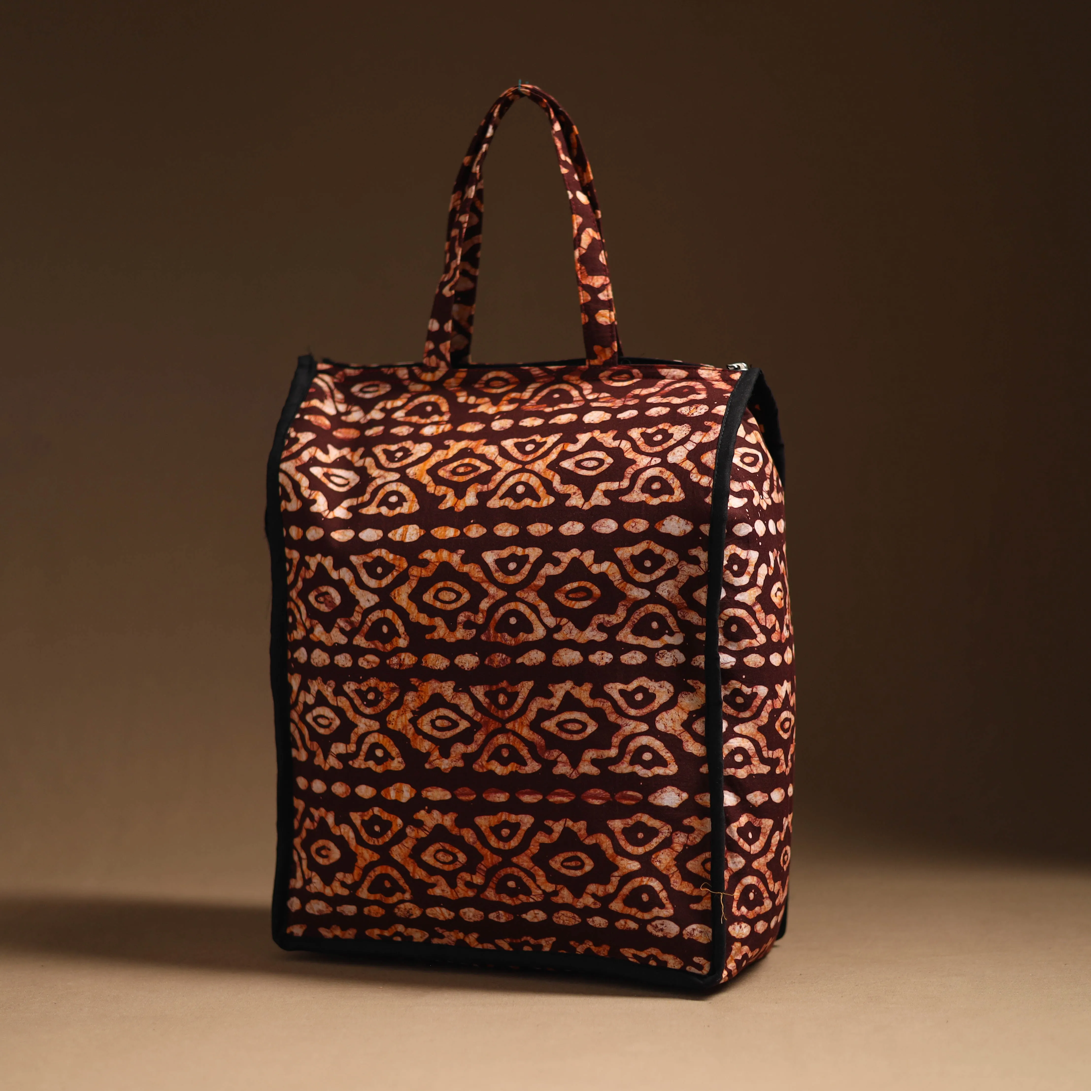 Brown - Handcrafted Cotton Shopping Bag 07