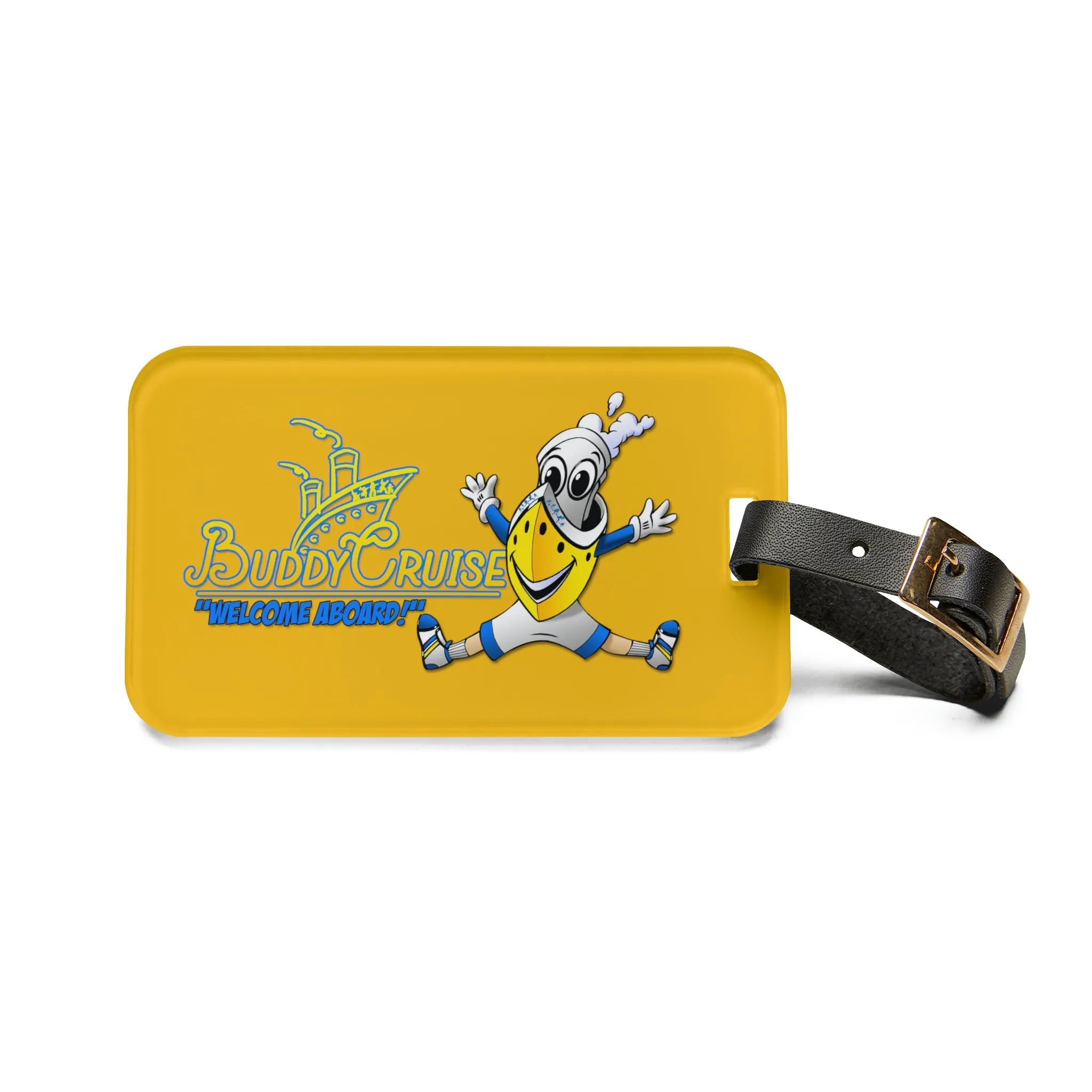 BUDDY CRUISE Yellow Travel Luggage Tag