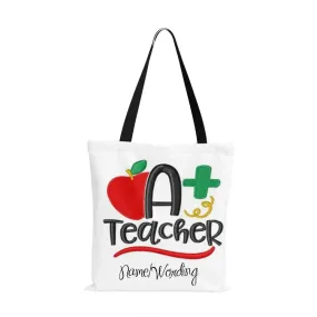 Business gifts ideas, Custom Logo Gifts Personalized Back to School Bag, Teacher Gift Bag, Thank you Teacher Tote Bag, PR228-23020049