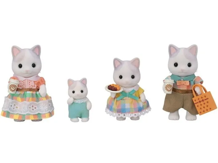 Calico Critters Latte Cat Family