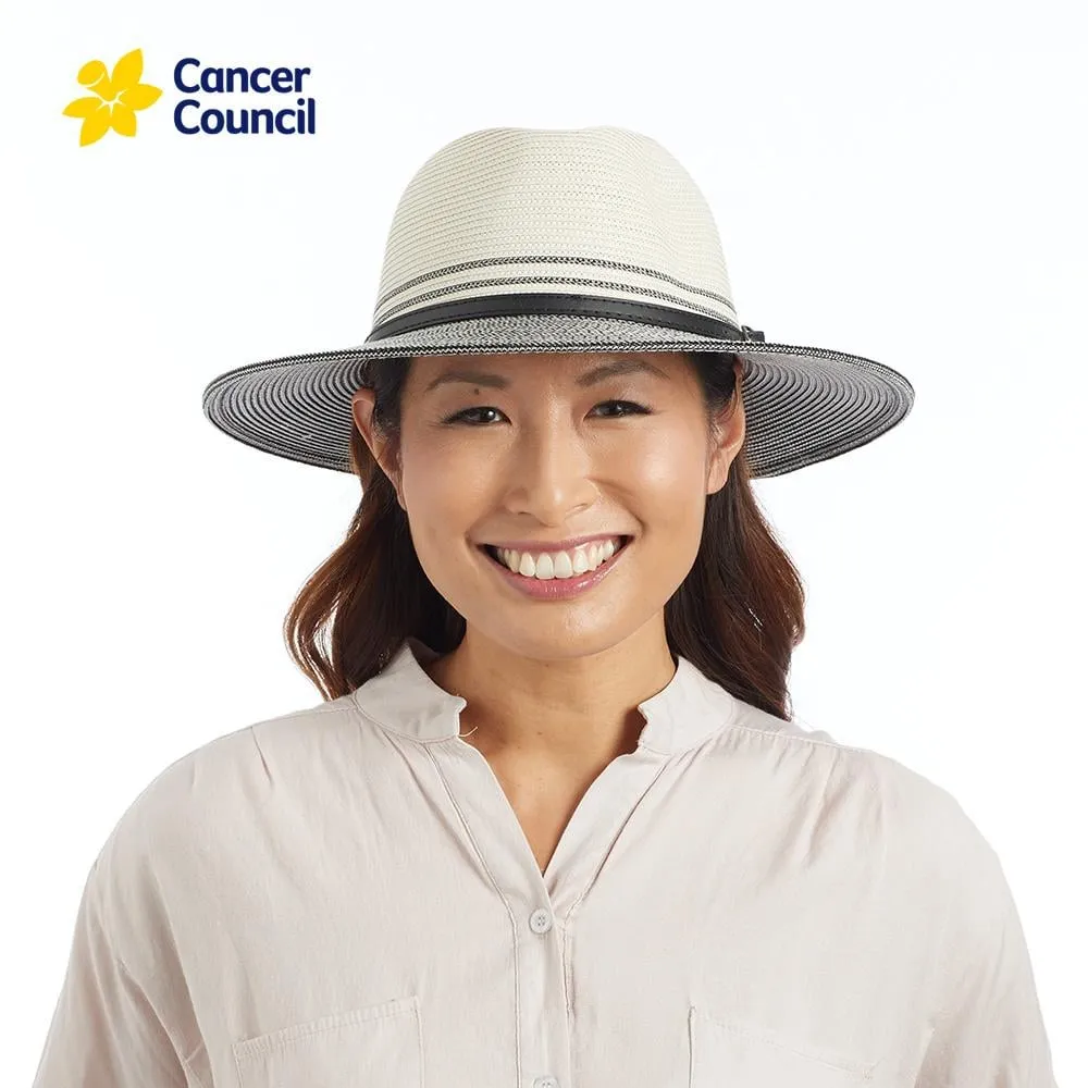 Cancer Council Heritage Town & Country Hat - Ivory/Black