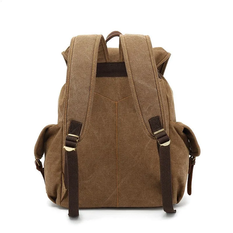 Canvas Backpack Travel Backpack Weekender Backpack