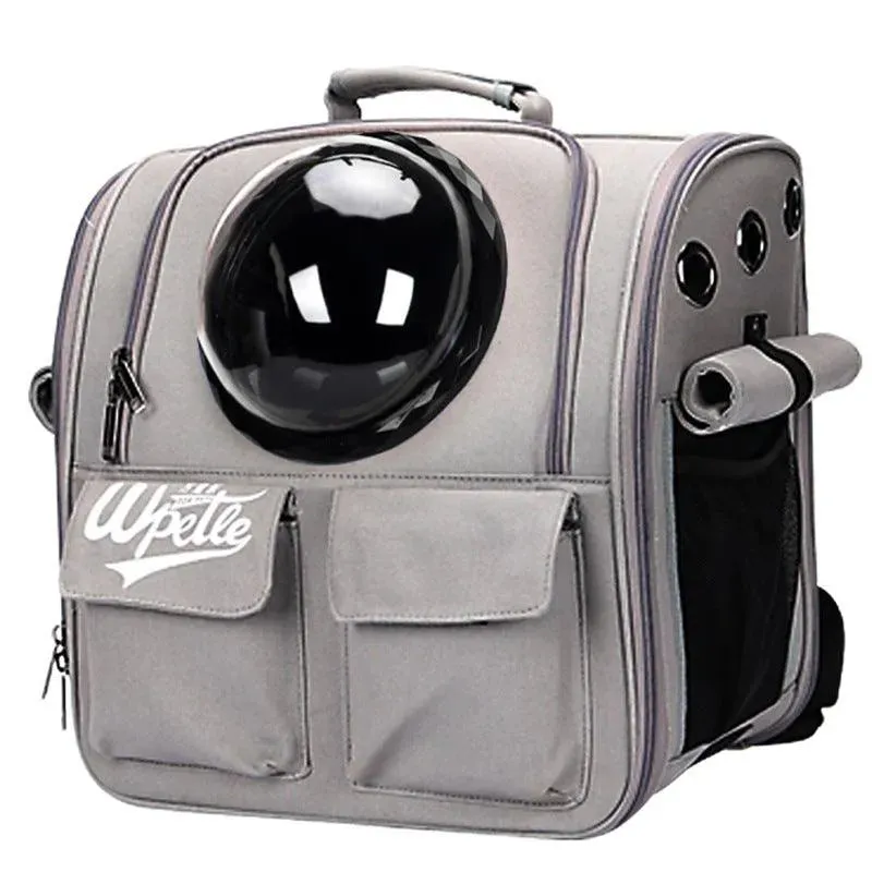 Canvas Pet Backpack Stylish Carrier for Pets