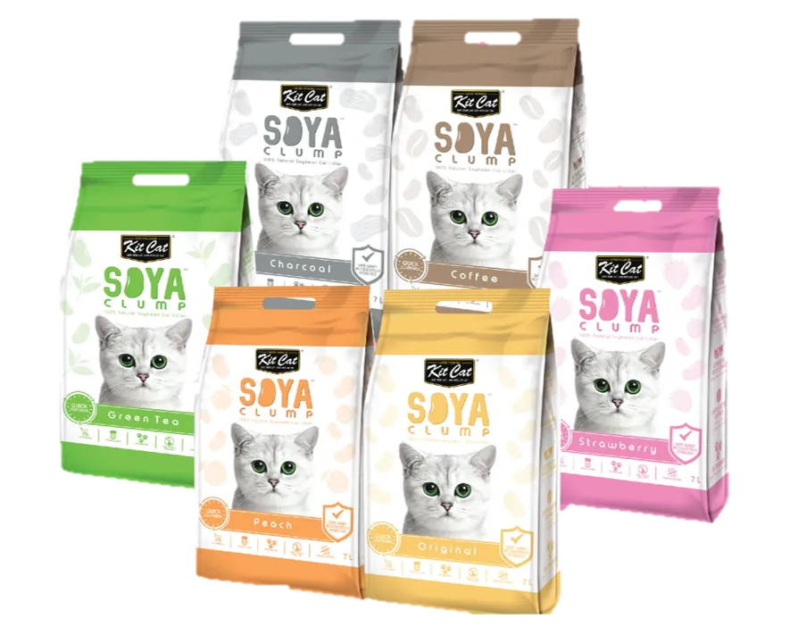 [CAT LITTER SALE] Kit Cat Soya Clump Cat Litter 7L (Mixable Flavours)