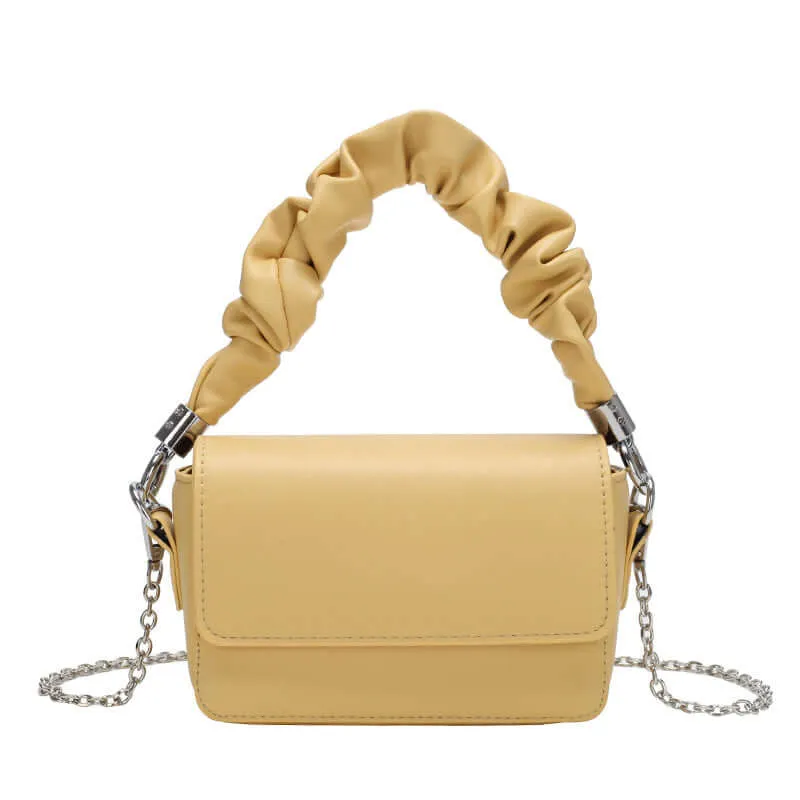 Chain bag mini single-shoulder small square bag, a stylish accessory in a compact design