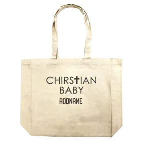 Christian Baby Christian Baby with Cross Addname Shopping Bag