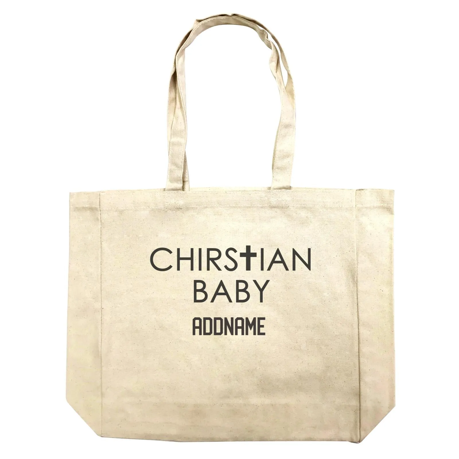 Christian Baby Christian Baby with Cross Addname Shopping Bag