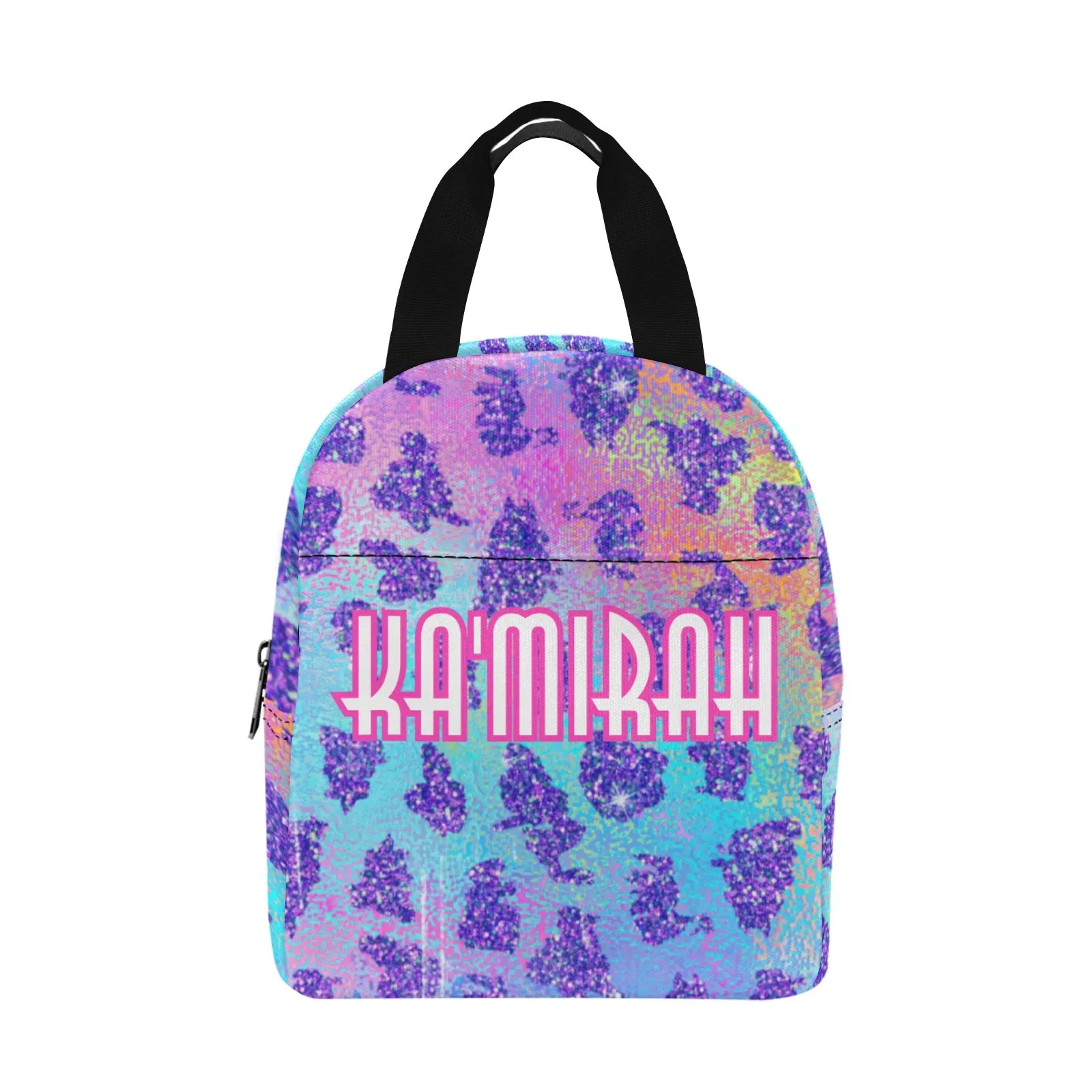 Colorful Animal Print Lunch Bag