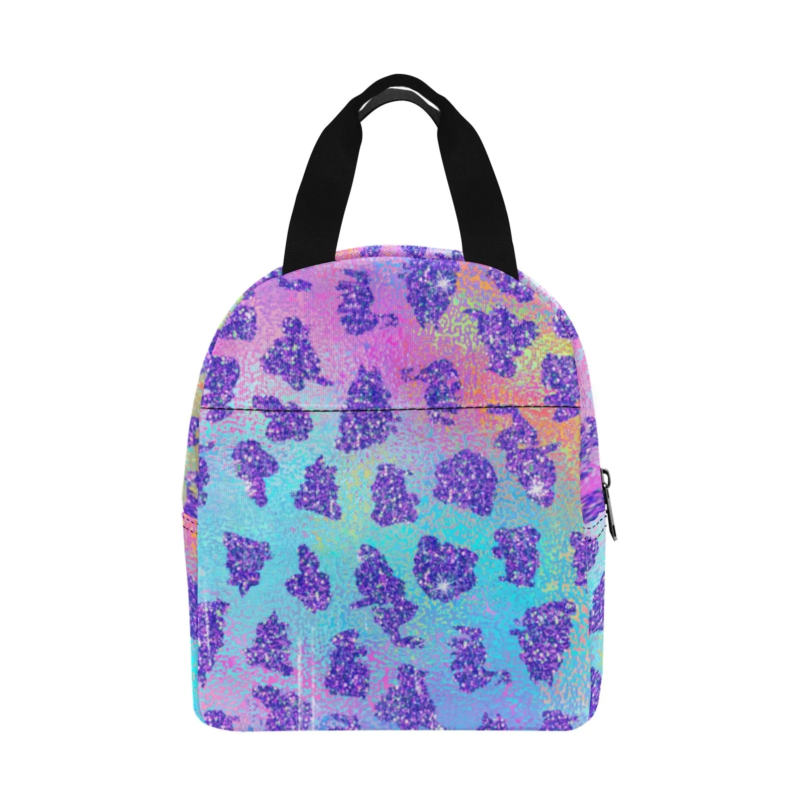 Colorful Animal Print Lunch Bag