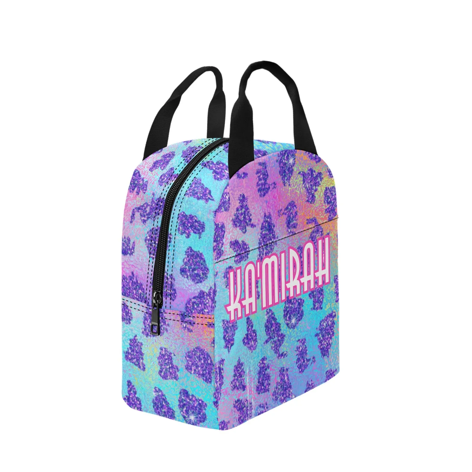 Colorful Animal Print Lunch Bag