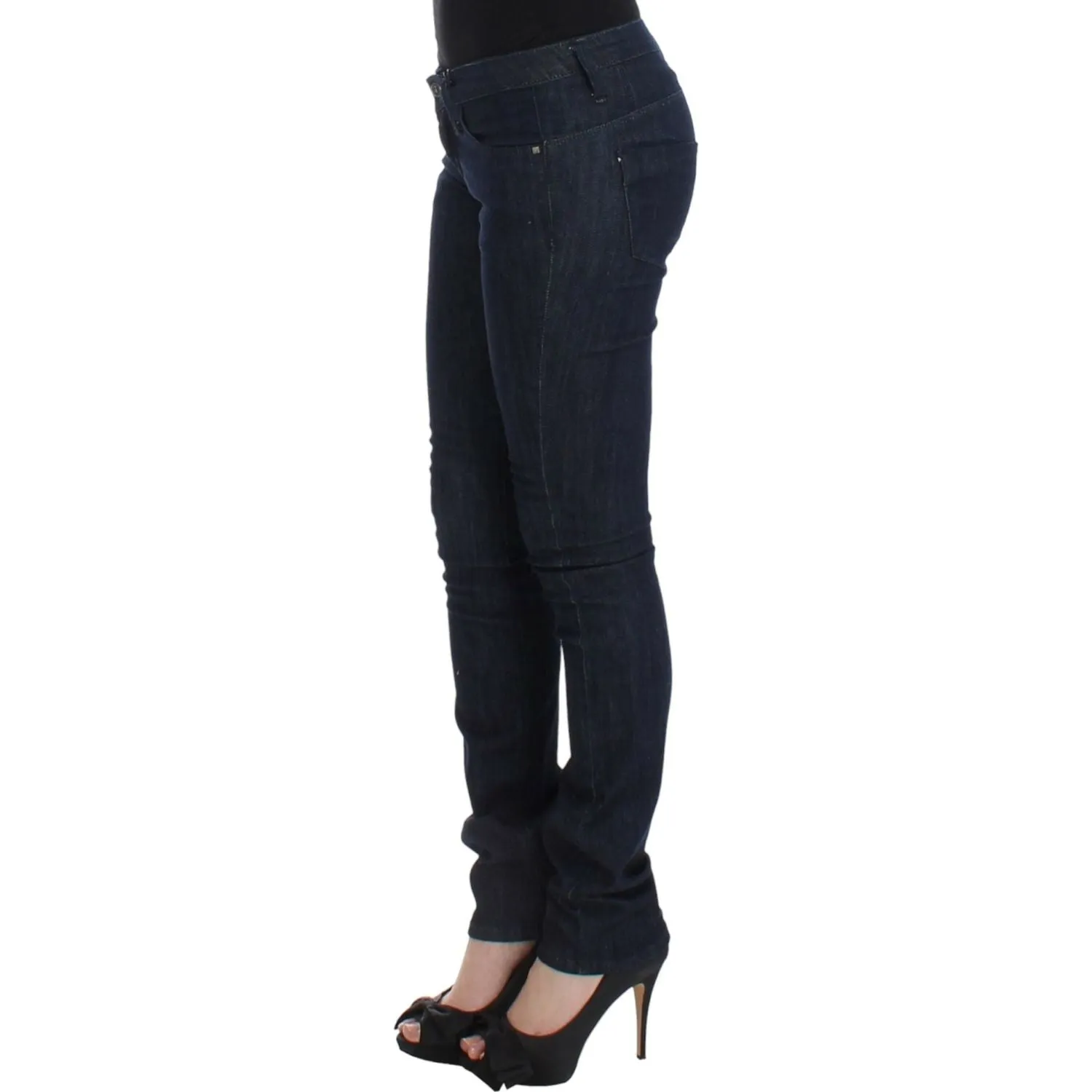 Costume National Chic Dark Blue Skinny Leg Jeans